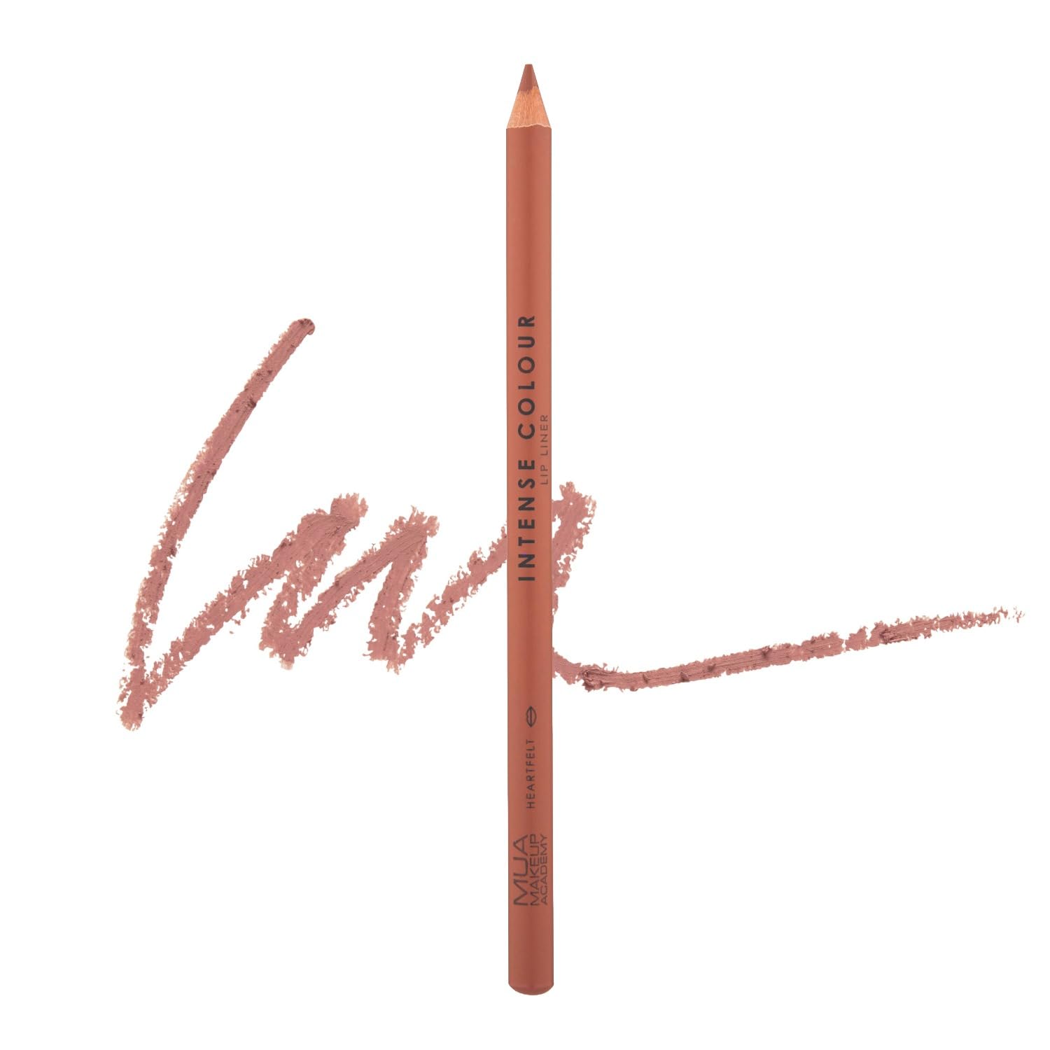 MUA Makeup Academy Intense Colour Lip Liner, Shade Heartfelt, Highly Pigmented & Precise Definition
