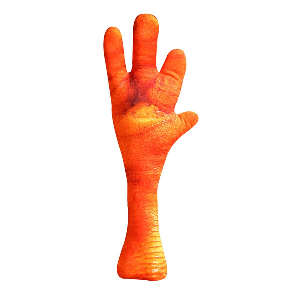 LOGOFUN Chicken Feet Pillow Simulation Chicken Feet Throw Pillow Creative 3D Chicken Feet Cushion for Birthday Home Office Decor - 60CM
