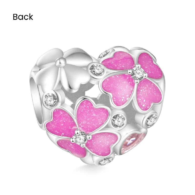 Image of GNOCE Witch Cauldron Pendant Charm,S925 Sterling Silver with Ruby Gemstones Dangle Charms Bead For Bracelets /Necklace Jewelry Gift For Women Girls Wife Daughter