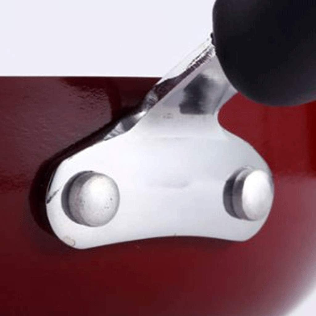 JSEIAJB Nonstick Saute Pan Covered with Tempered Glass Lid ， Fry Frying or as Saucepan Non Stick and Deep Large and Ovenproof ，Red(Small)