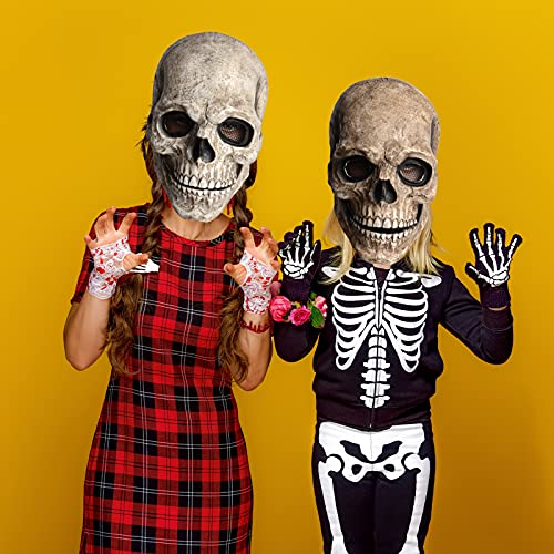 Venbin Halloween Scary Decorative Masks, Full-Face Horror Skull Spoof Mask Terror Ghost Devil Mask Dance Party Costume Cosplay Prop #TOP1