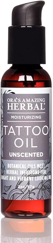 Óleo sem fragrância para cuidados de tatuagem Ora's Amazing Herbal, 56 g