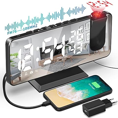 Radio Despertador con Proyector de Techo TAKRINK Cover