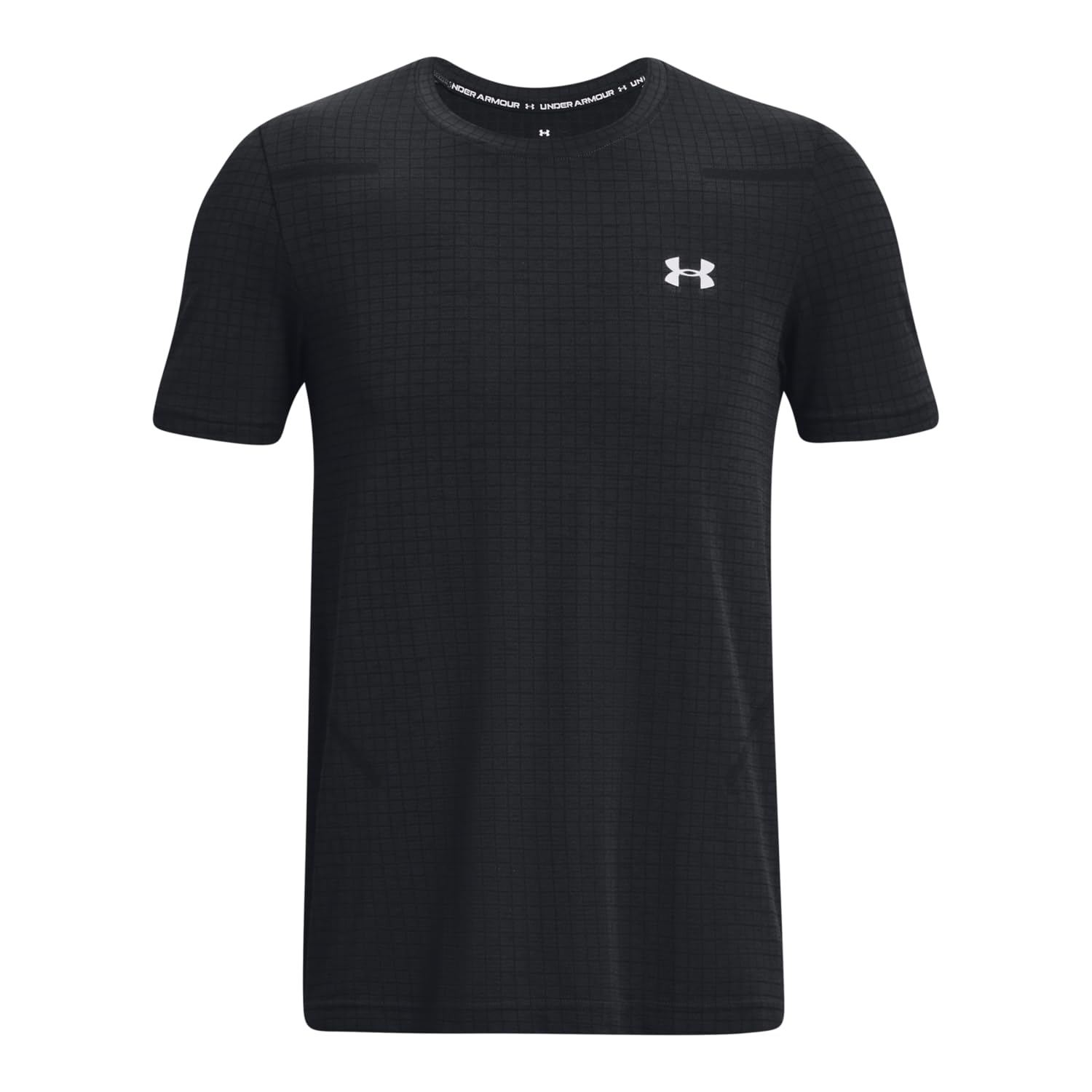 Seamless Grid Ss Erkek Siyah Antrenman T-Shirt 1376921-001
