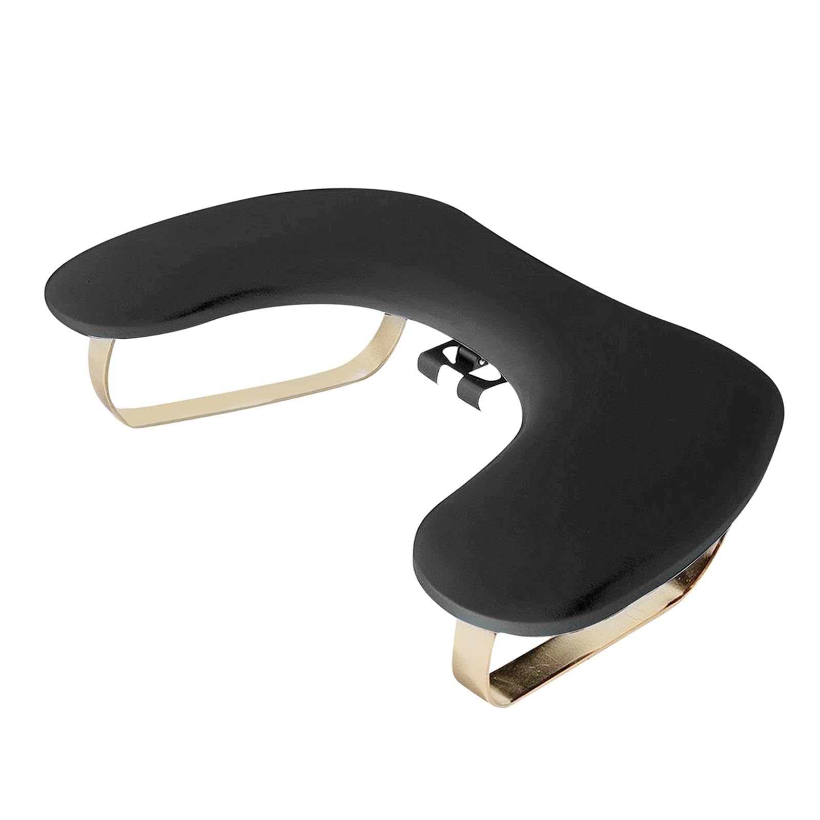 Nagelkunst Handkissen Maniküre Armauflage Nagelpolster Tischauflage PU Kissen Ergonomisch mit Halter für Handpflege Studio Heimanwendung, Schwarz