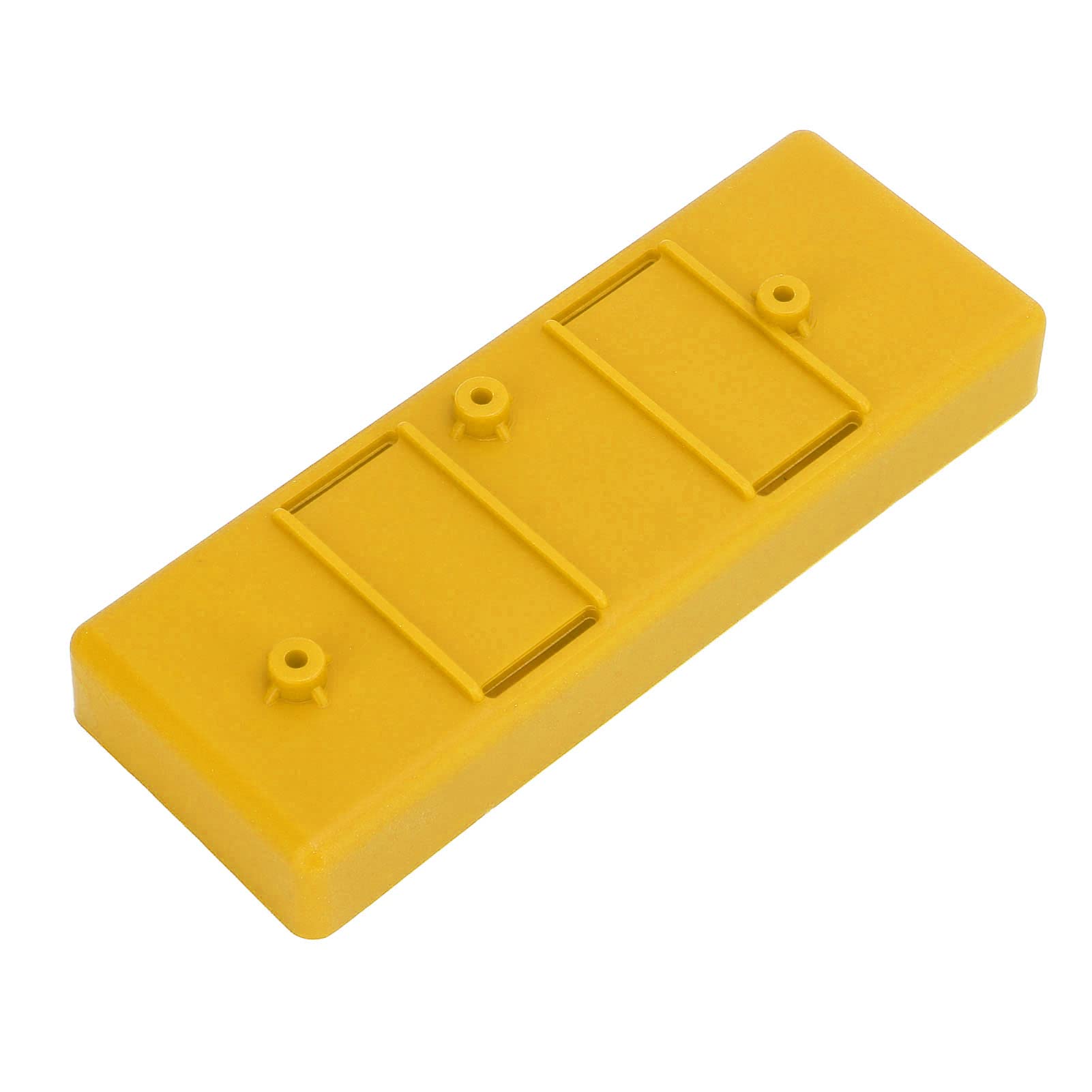 RC Plastic Battery Tray Case,RC Plastic Battery Box Professional RC Battery Box Bracket Compatible for SCX10 D90 90046 Universal RC Vehicles(Yellow)