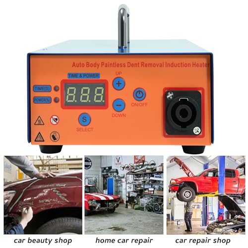 Image of Induction Heater, 1380W PDR Heat Induction Heater Machine Kit, Hot Box Dent Removal Car Dent Repair Kit, Harmless to Automotive Paint for Garage Home Personal