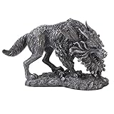 Pacific Giftware Norse Fenrir Werewolf Sculpture Fierce Mythical Wolf Figure Viking and Fantasy Themed Office Home Decor or Unique Gift 8" x 5"