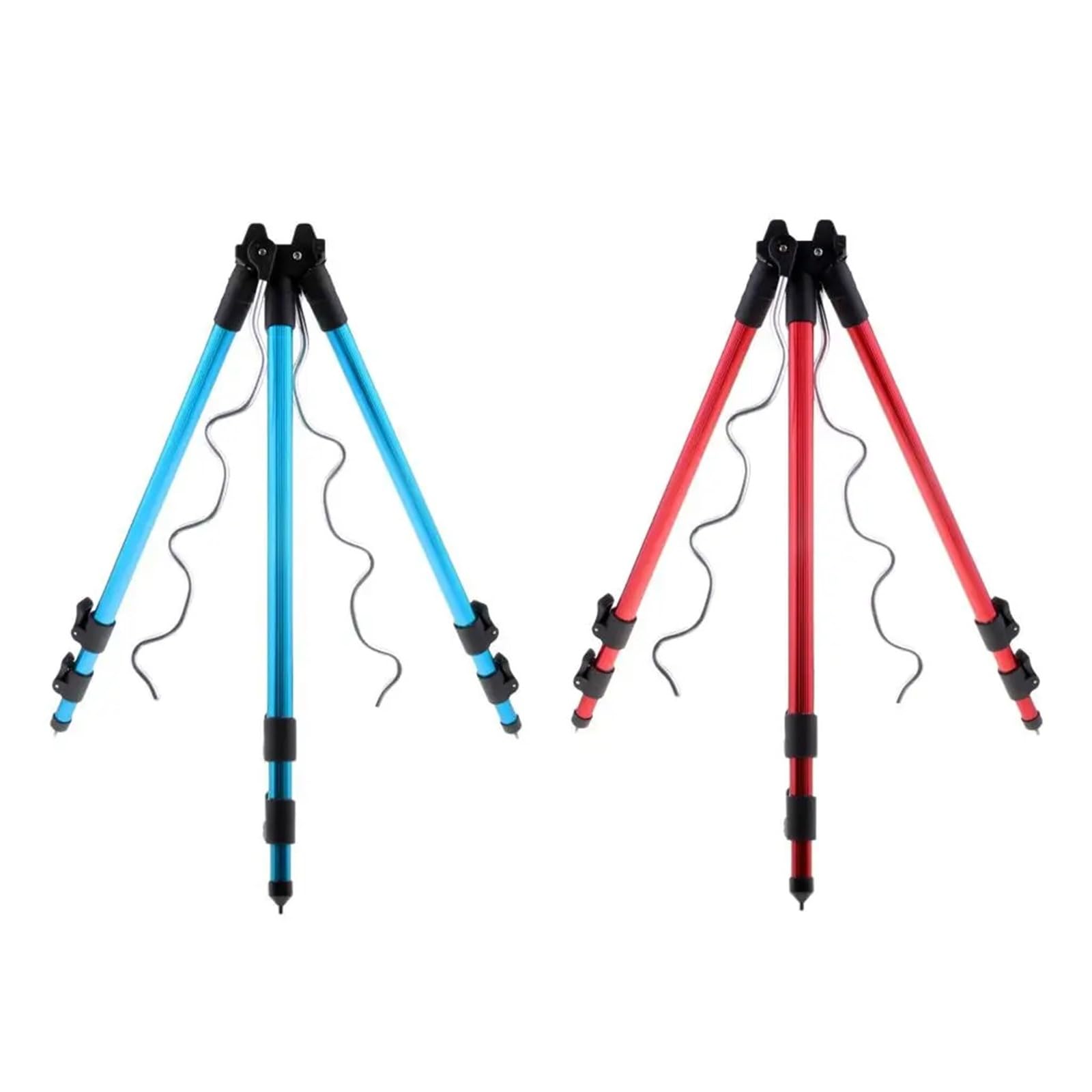 Porta Canna da Pesca Canne da Pesca telescopiche Regolabili Portatili Supporto for treppiede Riposo for Sport all'Aria Aperta