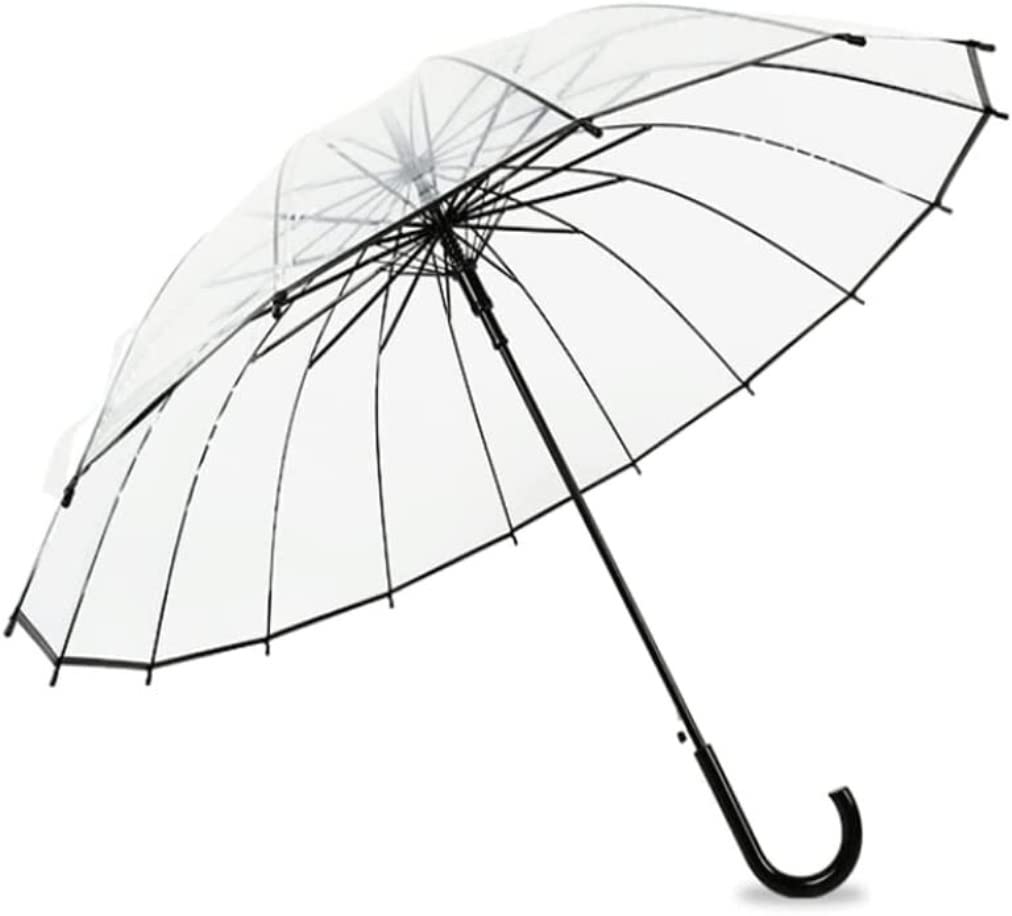 Parasolka Parasolem Przezroczysty parasol golfowy Duży oversize wentylowany automatyczny otwarty kij parasole odkryty Camping Parasol Wiatroszczelny (Blue : Bronze, Size : 40inch)