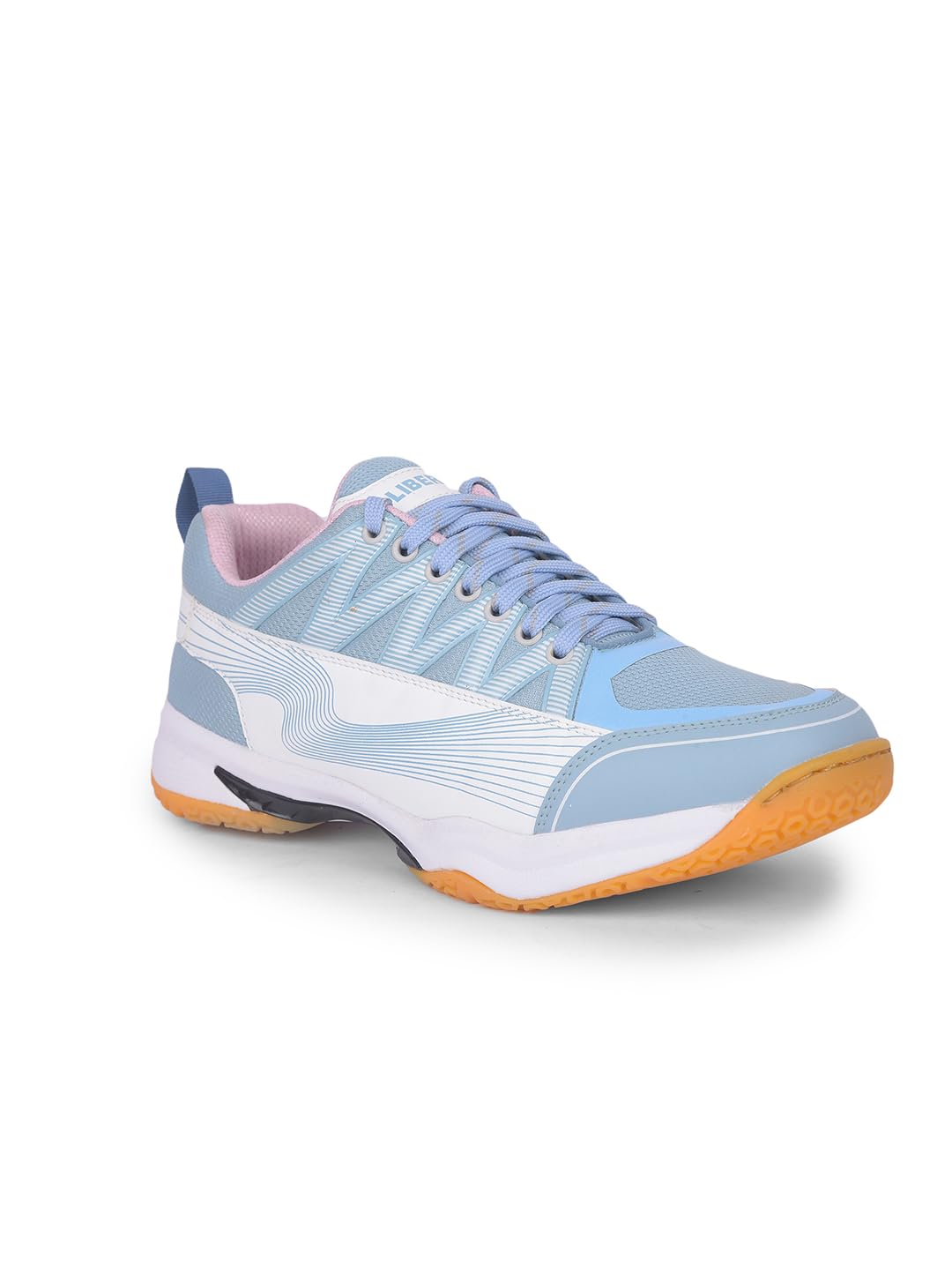 Freedom GRIPPER-01 Sports Badminton & Pickleball Shoes for Men with PU Upper | Rubber Sole | Suitable for Table Tennis, Volleyball | Comfortable & Lightweight | Durable Design