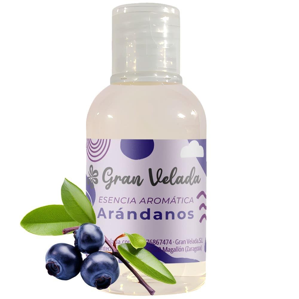 Esencia Aromática de Arándanos | Notas Afrutadas y Florales | Ideal para Perfumes, Velas y Cosméticos Caseros | Formato Concentrado 1 Litro