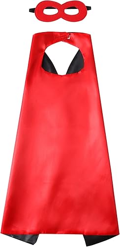 Capa y máscara de superhéroe para niños, disfraz de superhéroe para festivales