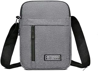Full Imported Oxford Shoulder Crossbody Bag (Grey)