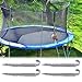 Trampolin Haltestangen Für Wind | Bodenhaken Für Schaukeln,Befestigung Für Gartengeräte, 4 Stück Erdnägel Für Trampolin Im Garten