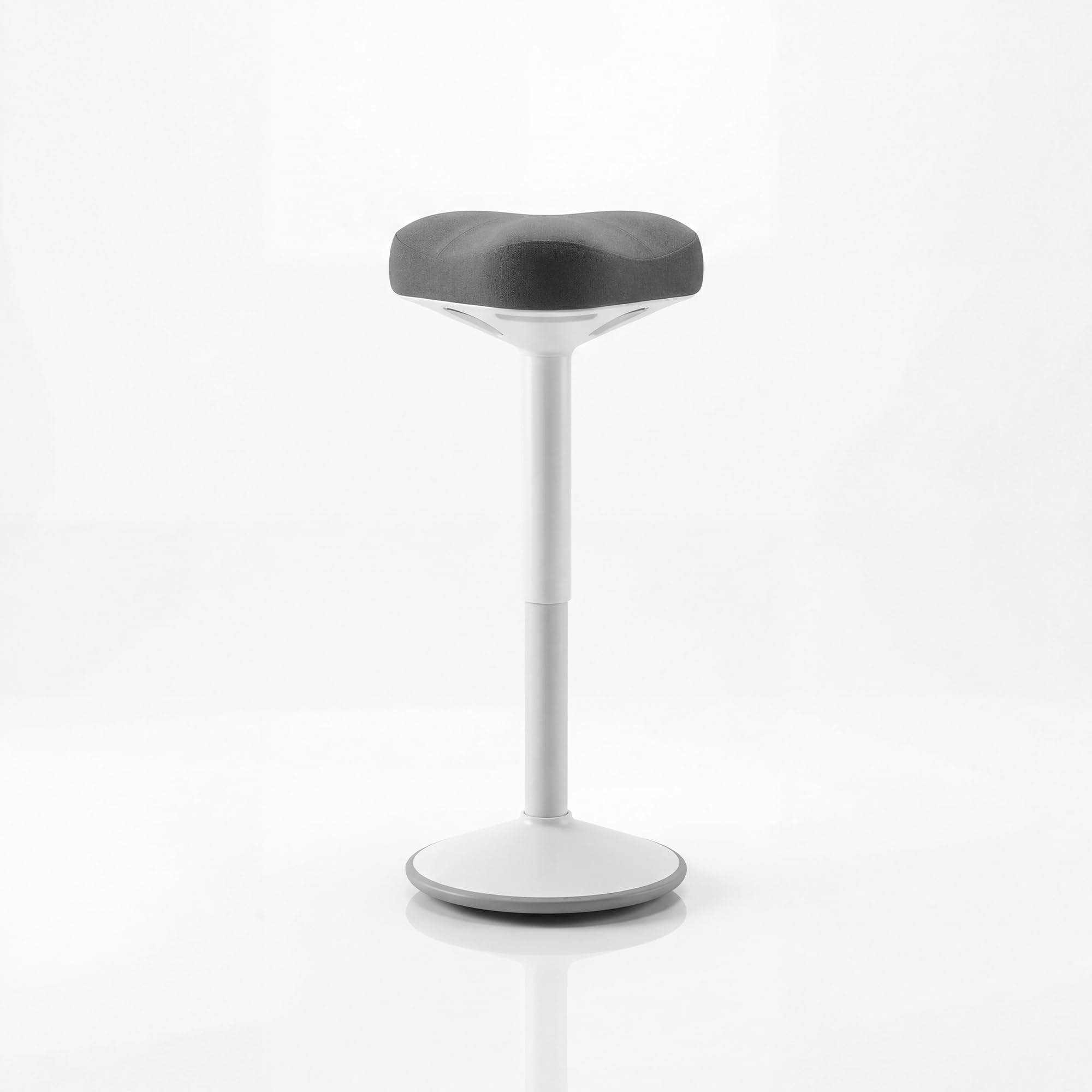 Jan Nowak Taburete ergonomico Regulable 58-83 cm Giratorio 360 Asiento Activo oscilante Taburete Oficina Profesional Taburete Laboratorio Resistente hasta 130 kg