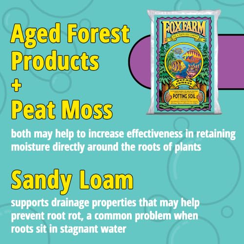 Image of FoxFarm Ocean Forest Potting Soil w / 2 Plant Tags, 1.5cu ft (10 Pack)