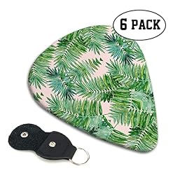 Palm Tree Leaves Lot de 6 médiators pour guitare acoustique, guitare électrique, basse, ukulélé – fins, moyens et épais. - Les Beatles, Paul McCartney, John Lennon, RIngo Starr, George Harrison Palm Tree Leaves Lot de 6 médiators pour guitare acoustique, guitare électrique, basse, ukulélé – fins, moyens et épais. – Image 2
