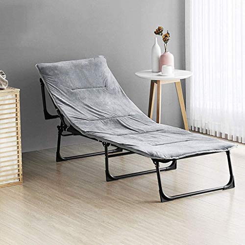 Chaise longue de jardin balcon transat inclinable et pliable - 3