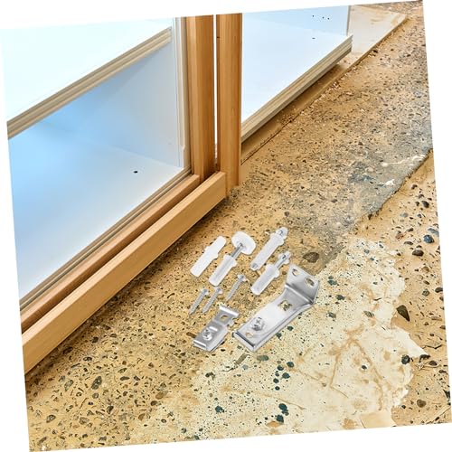 Guía de polea de acero inoxidable, accesorios de herrajes para bisagra de puerta, kit de puerta corrediza plegable para clóset miniatura 5
