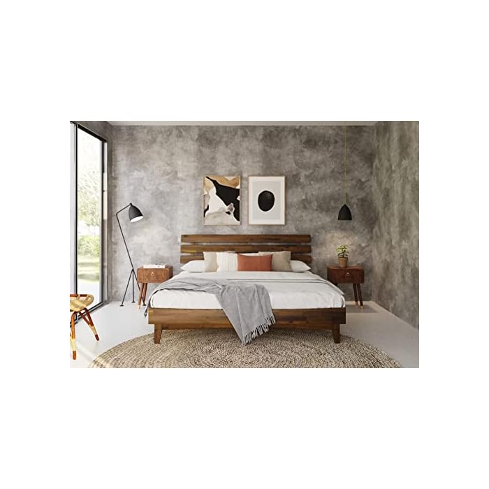 Buy BME Caden 15 Inch Deluxe Bed Frame with Adjustable Headboard/ Mid