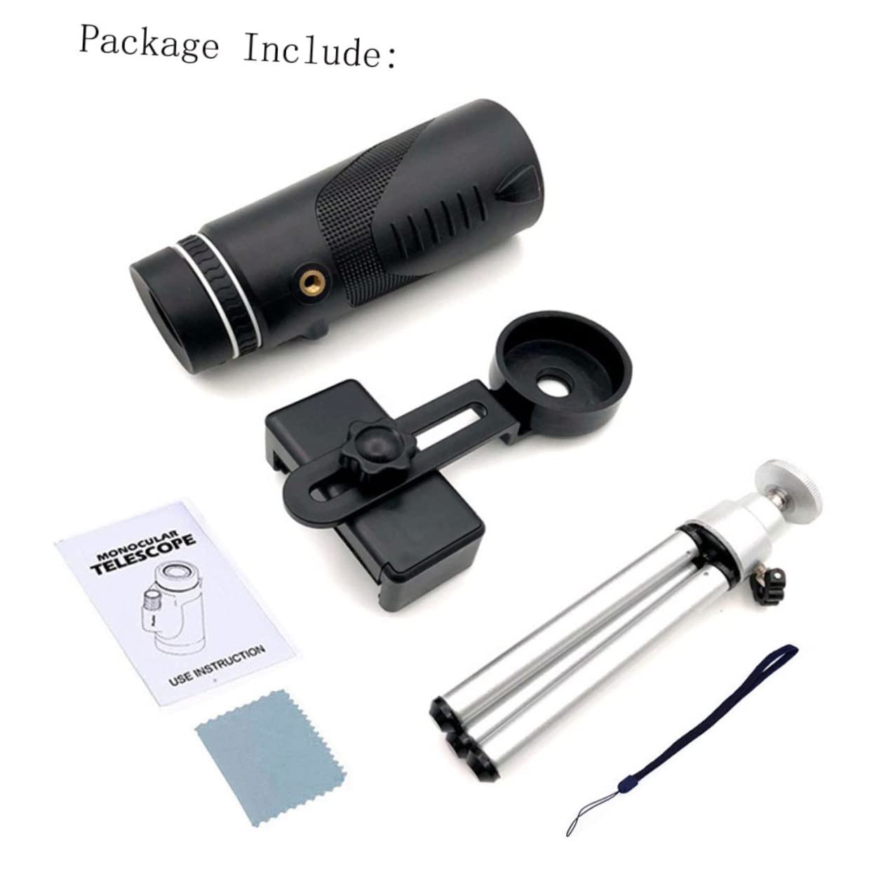 Monoculare Portatile 80x100 in Abs per Birdwatching e Concerti