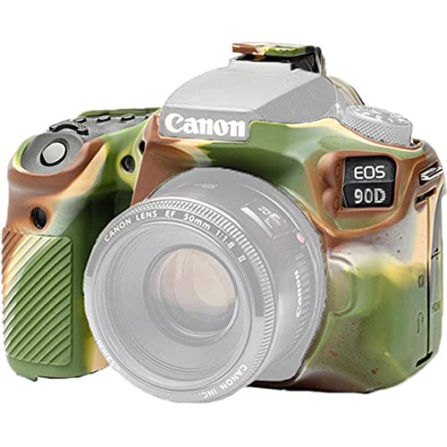 Protection silicone pour Canon 90D EasyCover étui sur mesure haute densité