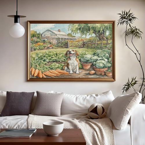 Rompecabezas de madera premium de granja con diseño impreso de alta fidelidad 5