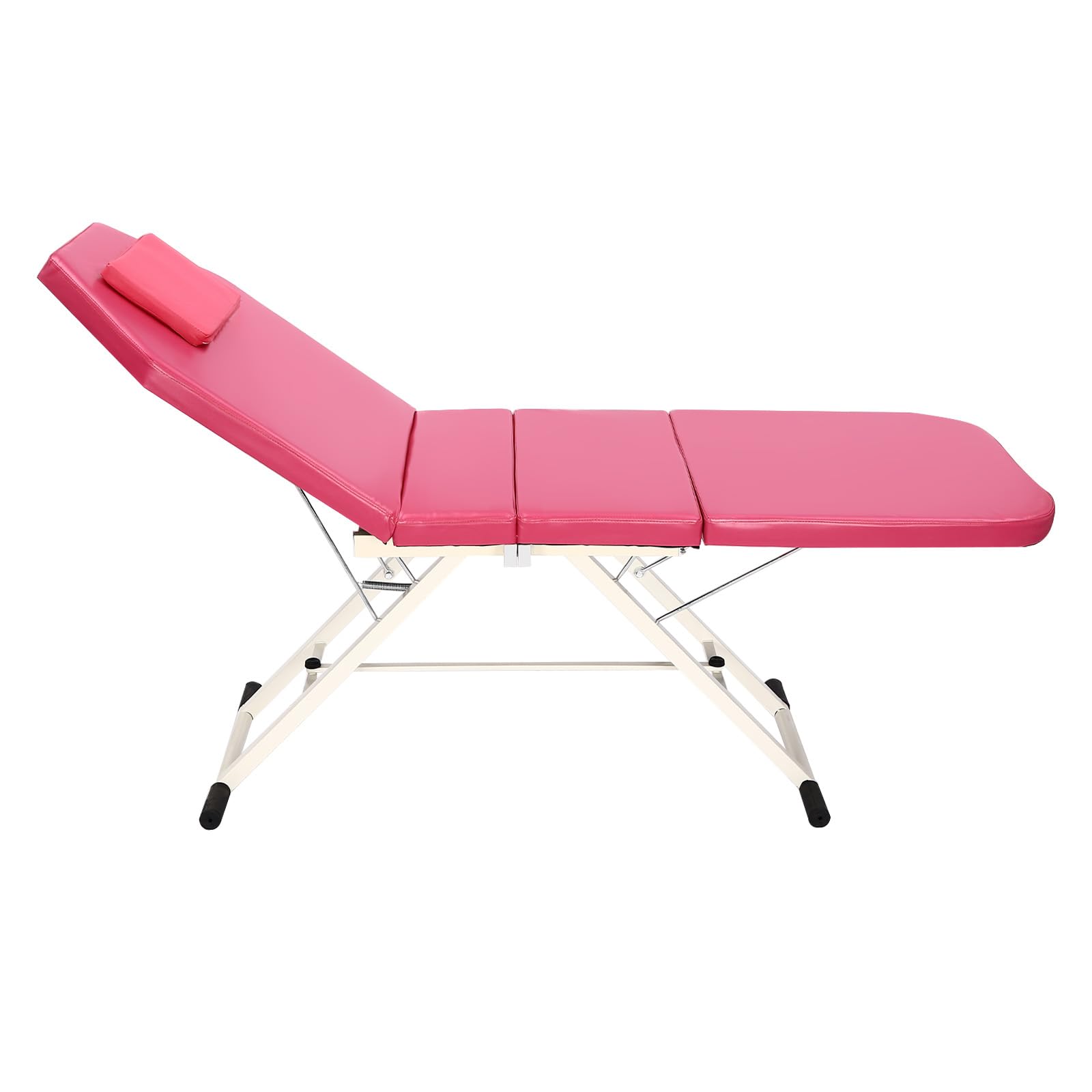 Mesa de masaje plegable, camilla de masaje móvil, altura regulable, cama cosmética plegable triple, sillón de masaje, sillón reclinable para salón de belleza