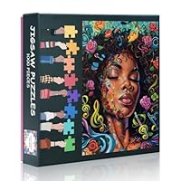 Puzzle grande 1000 pezzi per adulti - Piante grasse colorate