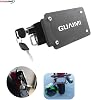 License Plate Helmet Security Lock with Mount Left & Right Side Anti-Theft Helmet Lock Universal Fit for Motorcycles with Flat Brackets