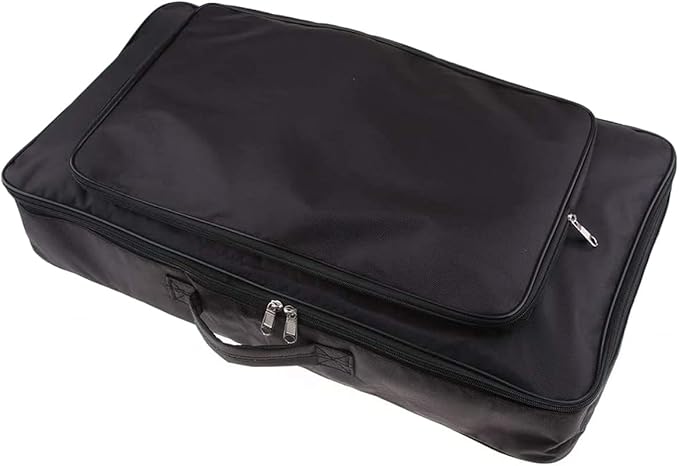 Portable Gig Bag Guitar Effects Pedal Board Carry Bag 23.6 x 13 x 4inch Black