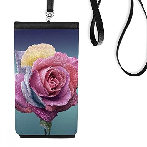 Cadeau porte-monnaie rose foncé et étui smartphone suspendu chic