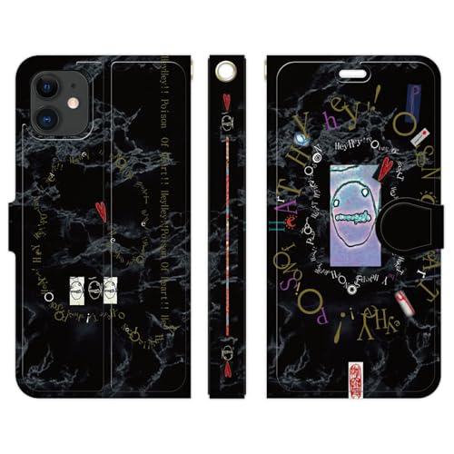 �u���C���Y iPhone 13 mini �Ή� �蒠�^ �P�[�X �J�o�[ POISON HEART ��쐽��