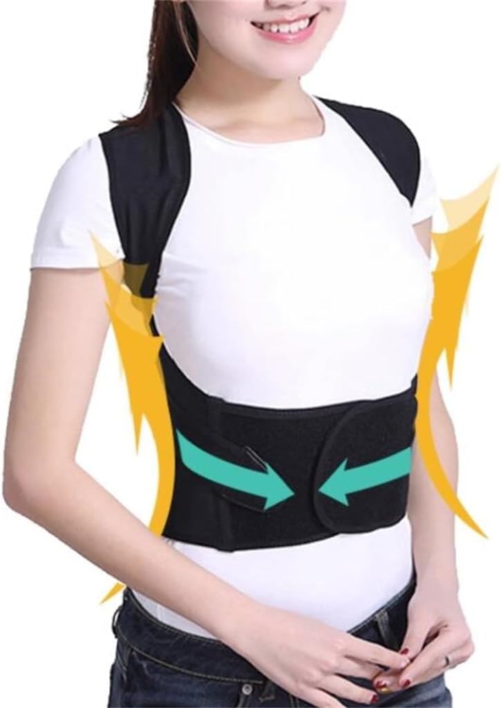 Spinal Sitting Position Correction Straight Correction Device Waist Protection Correction Hunchback Belt Adult (D Large)