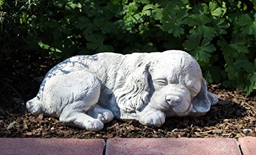 JS Garten Deko Beton Figur Hund Cocker Spaniel Welpe L 33 cm...