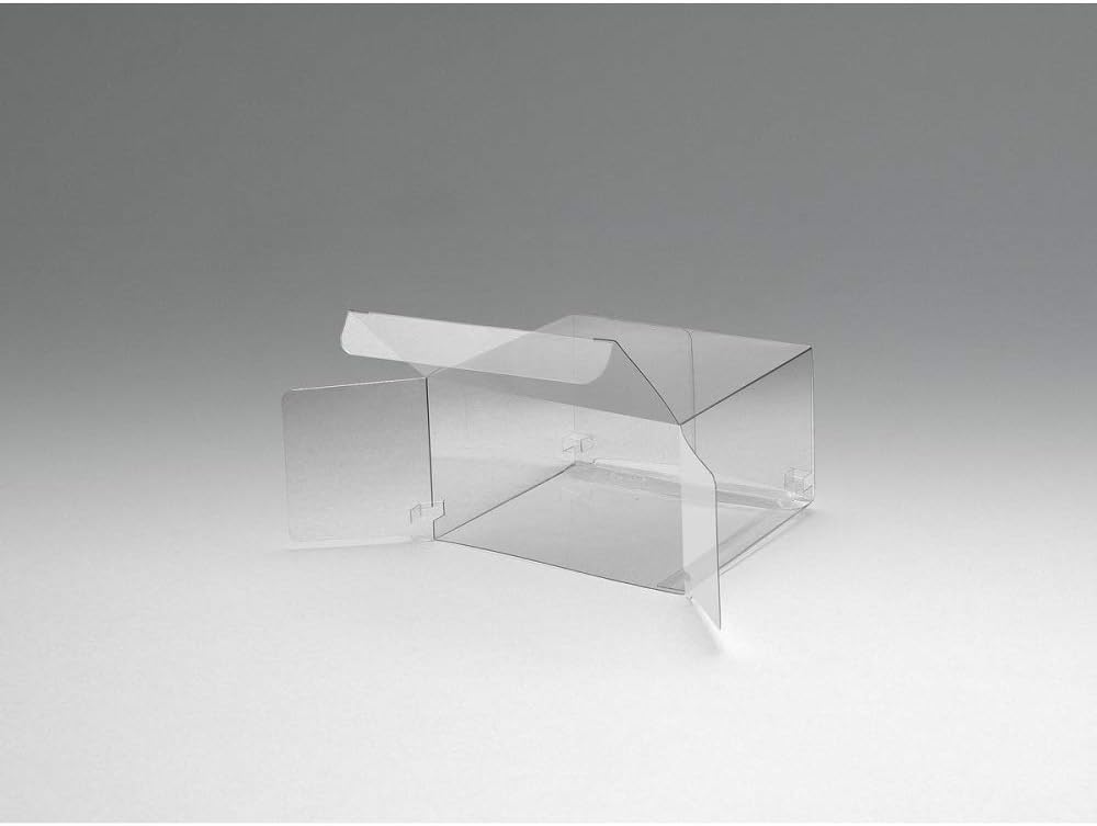 Millennium Art MLC906-S Stand Mirror, Clear Size: 4.1 x 4.1 x 2.4 inches (10.3 x 10.3 x 6 cm), Thickness 0.02 inches (0.4 mm)