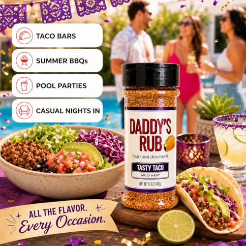 Image of Daddy's Rub Premium Taco Seasoning Mix, 5oz (Pack of 1)