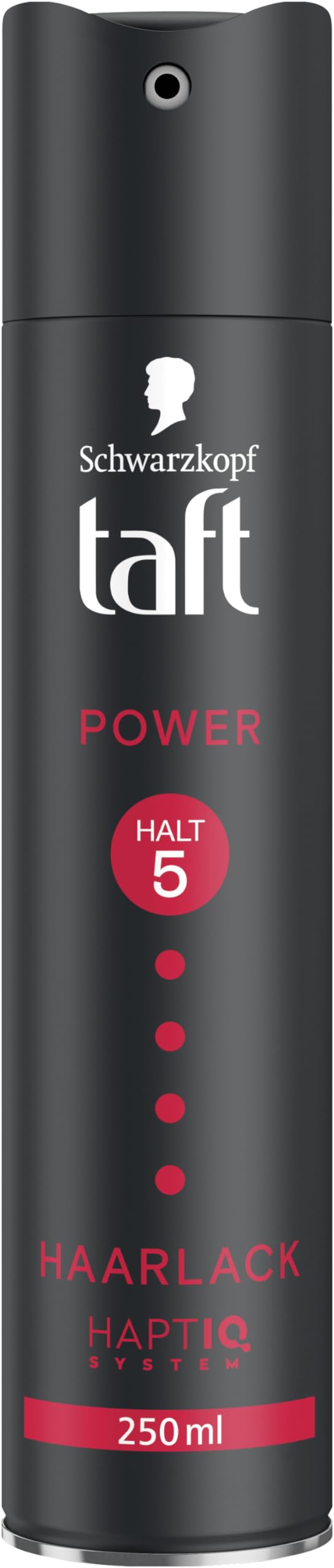 Schwarzkopf Taft Haarlack Power (250 ml), Haltegrad 5 Haarstyling, Haarspray für alle Haartypen, bis zu 72 Stunden starker Halt, vegane Formel*