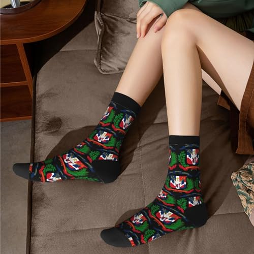 Coat of arms of the Dominican Republic Socks For Men Women Gift Sport Crew Socks Funny Wicking Socks 7