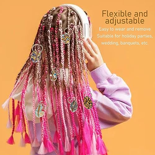 20 piezas Aros para Dreadlocks con Diseño de Concha, Clips Exquisitos para Trenzas, Accesorios de Pelo para Hombres y Mujeres, Venta al por Mayor miniatura 3