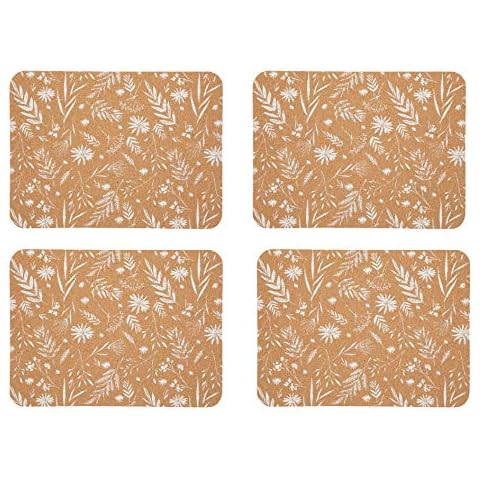 Natural Elements Cork Placemats Set of 4 Cover