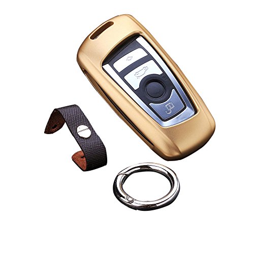 Cubierta para llave inteligente con control remoto para BMW JCSPORTLINE Carcasa de la tapa de la funda de piel