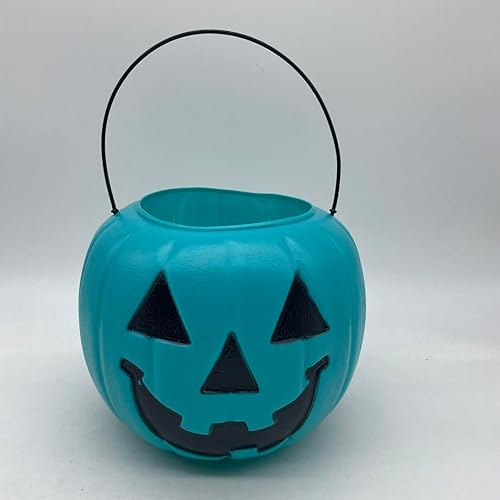 Miniatura 2 de Cubo de caramelos Jack O Lantern de calabaza de Halloween (verde azulado)