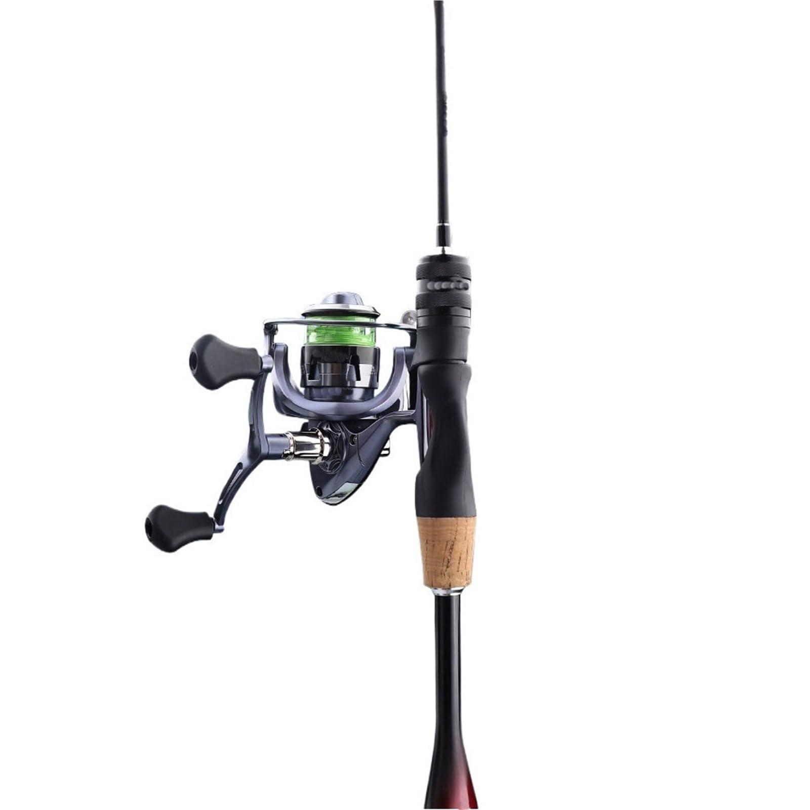Canna da Pesca telescopica Attrezzatura da Pesca combinata con Mulinello Spinning telescopico Portatile for Trota | Filo pre-filettato pronto for pescare appena tolto dalla scatola(XS)