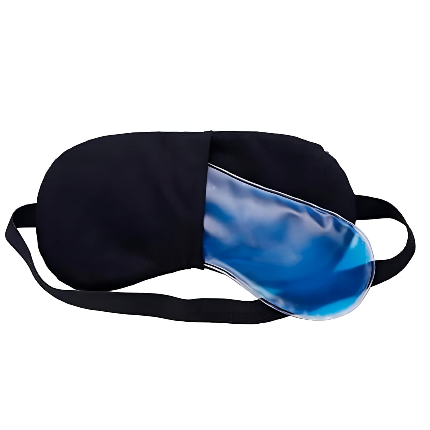 YAKVYA Eye Mask with Ice Pack Sleeping Mask for Travelling, Super Smooth Sleep Mask & Blind Fold, Night Sleeping Eye Mask Slip Eye black Cotton Cover Soft Travel Masks-image-39