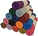 Yoga Monster Mat 1/4"x72" Extra Thick 17 Colors SGS Approved Non-Toxic No Phthalates or Latex by Bean Products - Space Black