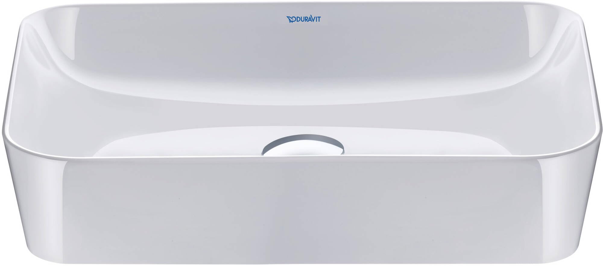 Duravit évier Cape Cod, 550x400 mm, sans Table de robinetterie, sans trop-Plein, Coloris: Couleur intérieure Blanche, Couleur extérieure Blanche - 2347550000