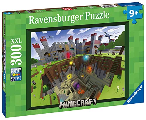 Ravensburger Minecraft: Cutaway 300 Piece XXL Jigsaw Puzzle for Kids - Screen-Free Activity Boosts Concentration and Focus - Image 3