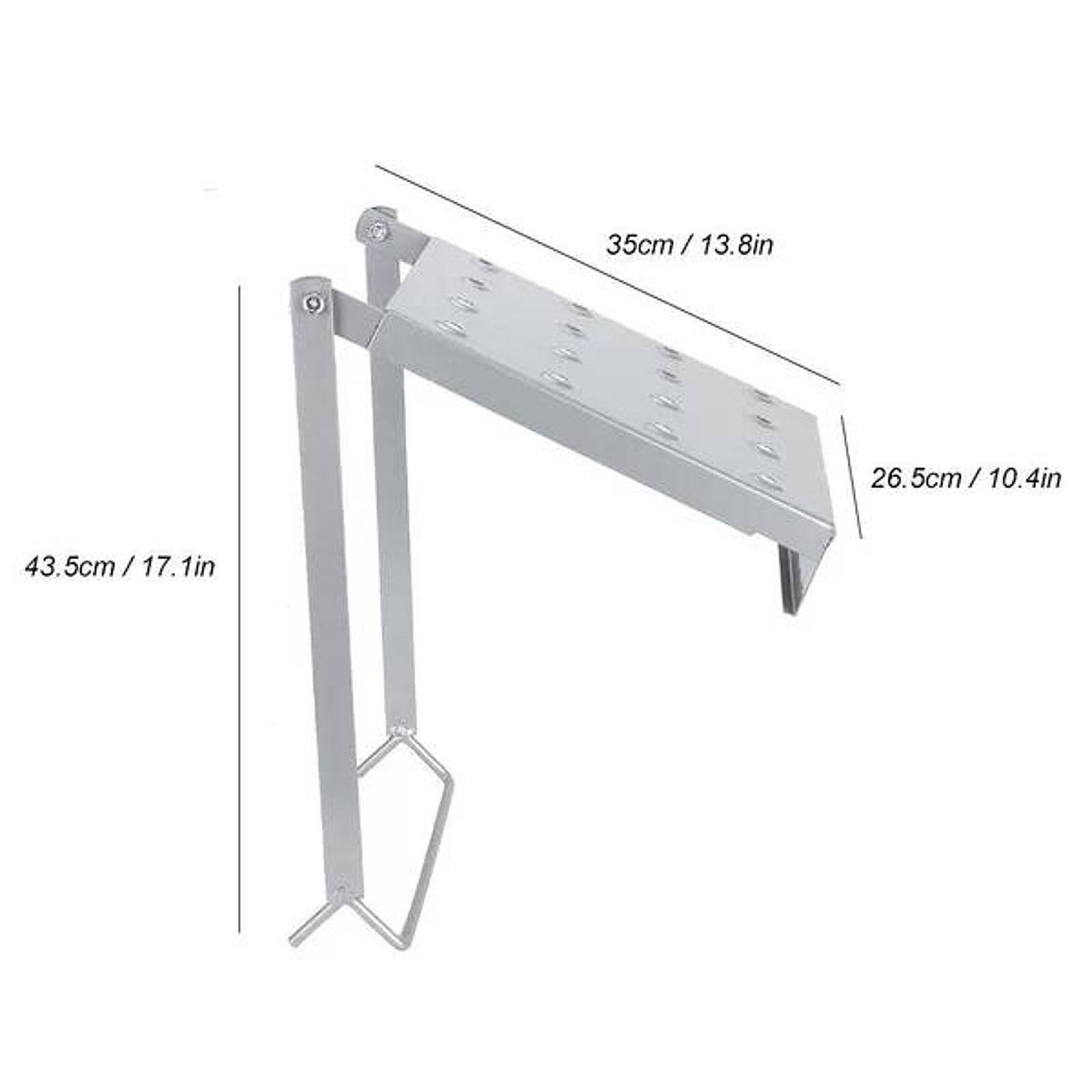 Bandeja para Escalera de Pintor Accesorio para Escalera Piezas Esenciales para Pintores Que proporcionan Soporte y Estabilidad confiables Accesorio Plataforma de escalón Ajustable